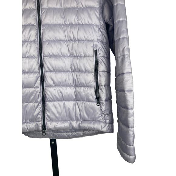 Everlane The ReNew Lightweight Puffer Jacket Lavender Sz S Recycled Polyester - Picture 5 of 14
